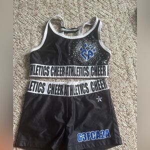 Barely worn cheer athletics Practice Wear adult small